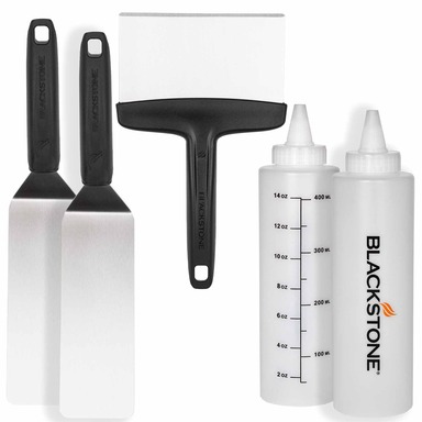 5PC SS Griddle Tool Set