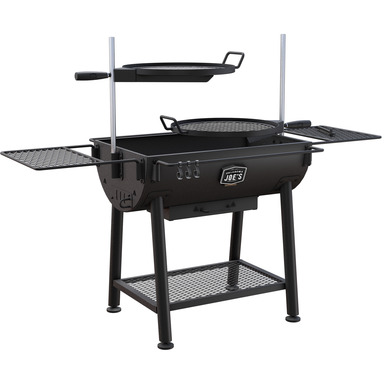 Grill Chrcl/wd Blk 30"h