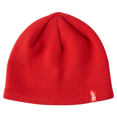 BEANIE FLEECE LINED RED