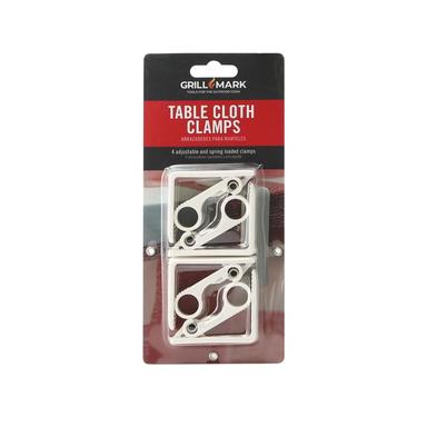 TABLCLOTH CLAMP PLST WHT