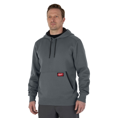 HOODIE MEN BAND GRAY L