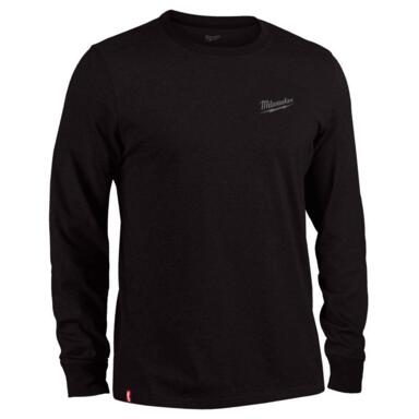 TEE SHIRT LN SL BLACK XL