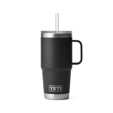 RAMB STRAWMUG 25OZ BLK