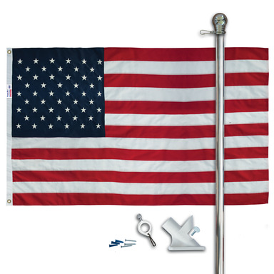FLAG KIT US NYLON EMBRD