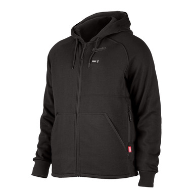 HEATED HOODIE LS BLK M