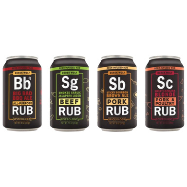 BBQ RUB SET DERK WLF 4PK