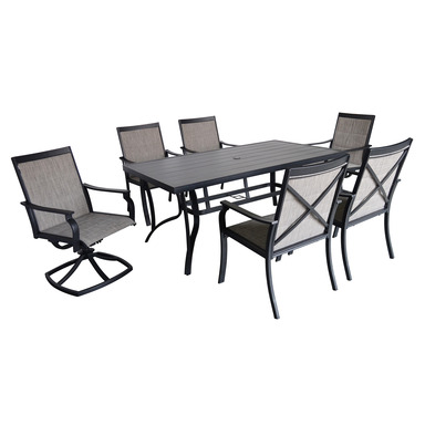 DINING SET CLARK STL 7PC