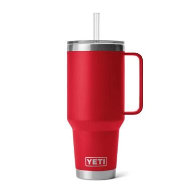 Yeti Ramblr W/ Strw 42oz Rsc-red