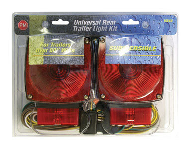 Red Square Trailer Light Kit