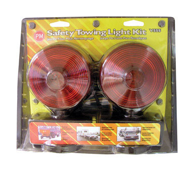 Red Round Towing Light Kit
