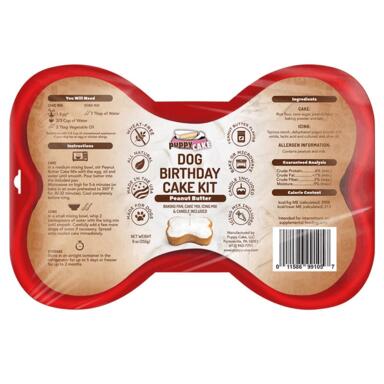Puppy Cake Peanut Butter Kit 9oz