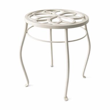 La Plant Stand Iron 15" Wht