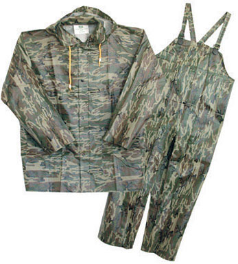 RAINSUIT 3PC CAMOUFL MED