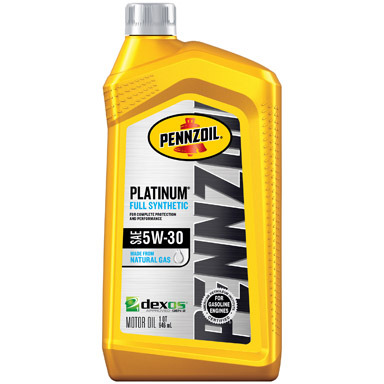 Pennzoil Synthetic Oil 5w30 1qt