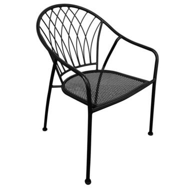 WINSTON STACK CHAIR BLK