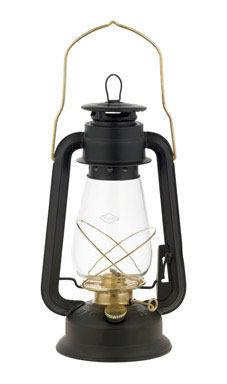 KEROSENE LANTERN BLK/BRS