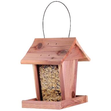 Cedar Jr Hopper Bird Feeder