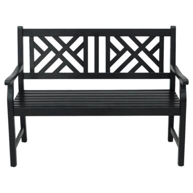 OUTDOR BNCH WOD BLK 36"