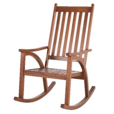 RCKNG CHR WOOD NTRAL 27"