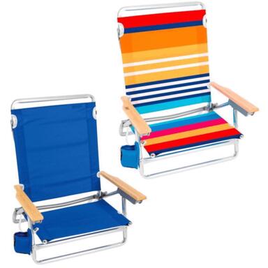 BEACH FLDNG CHAIR AST
