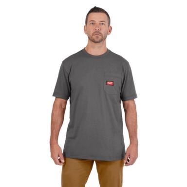 T Shrt Short Sleve Gry M