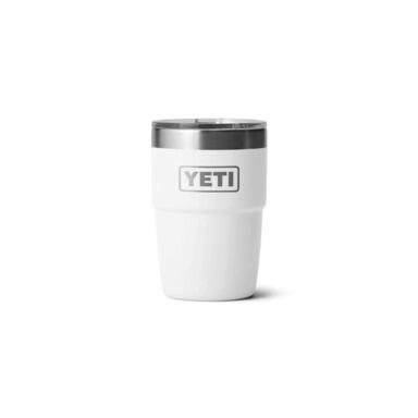YETI 8OZ WHT Tumbler w Mag Lid