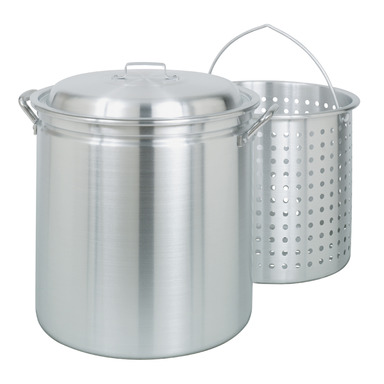 BOIL POT/BASKET ALUM34QT