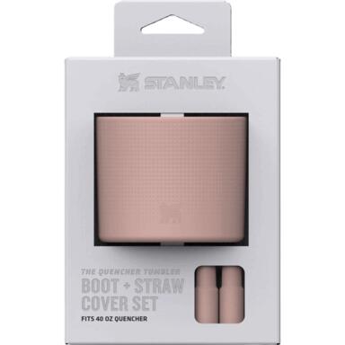 BOOT/STRW CVR ST PNK DST