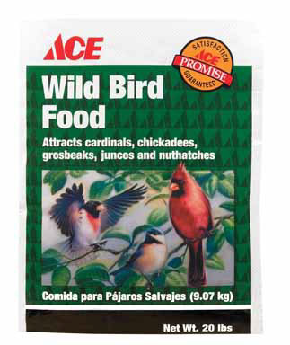 BIRDSEED WILD 20#ACE PL