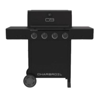Grill Ss Blk 46" 4brnr