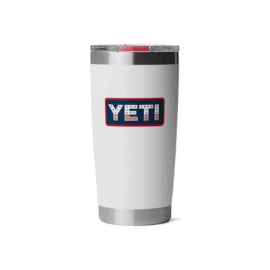 YETI 20OZ WHT Patriotic Tumbler