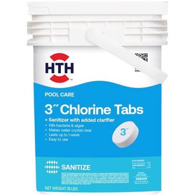 HTH 3" CHLOR TABS 35LB