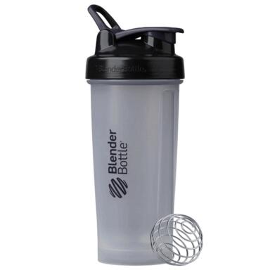 SHAKER BTL CLR BLK 28OZ