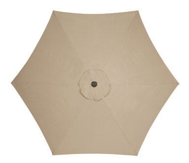 UMBRELLA MARKET 9' TAUPE