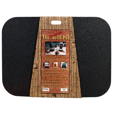 GRILL PAD 42"RECTNGL BLK