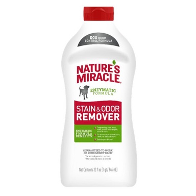 Nature's Miracle No Scent Pet Stain and Odor Remover 32 oz Liquid