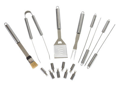 BBQ TOOL SET S/S 16PC