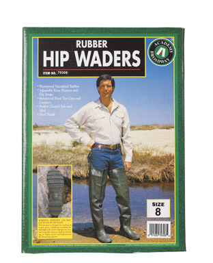 BOOT RUBBER HIP SZ8