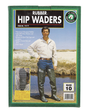 BOOT RUBBER HIP SZ10