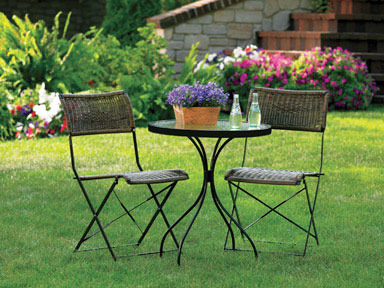 BISTRO SET 24" RATTAN