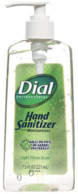 HAND SANITIZER, DIAL 12/7.5-OZ