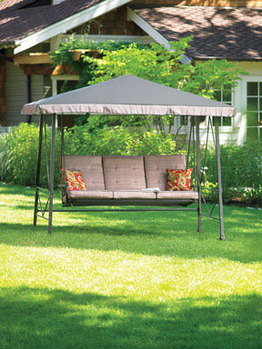 3-SEAT GAZEBO SWING