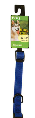 COLLAR DOG ADJ BLUE 5/8"