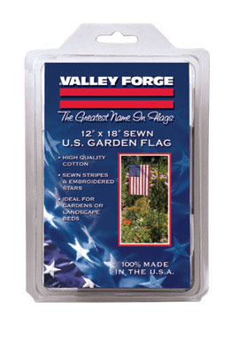 US GRDN FLAG-COTN 12"X18