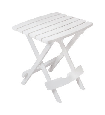 QUIK FOLD SIDE TABLE WHT