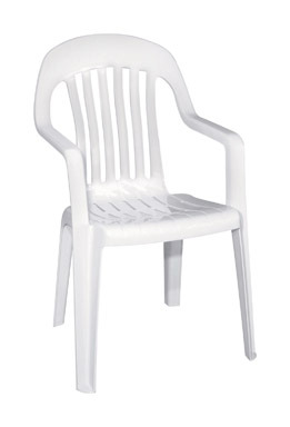 HIGH BACK CHAIR WHITE