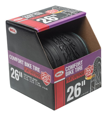 26" Rubber Bicycle Tire w Kevlar