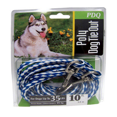 DOG TIE OUT ROPE 10FT MAX 35#