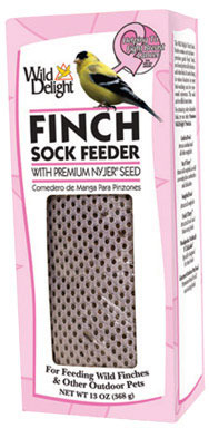 Finch Sock Feeder Pink