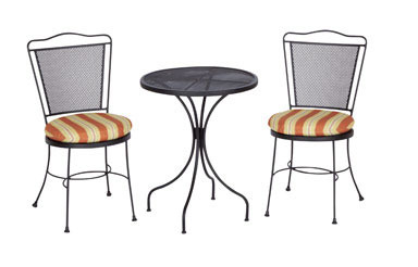 WROUGHT IRON BISTRO 3PC